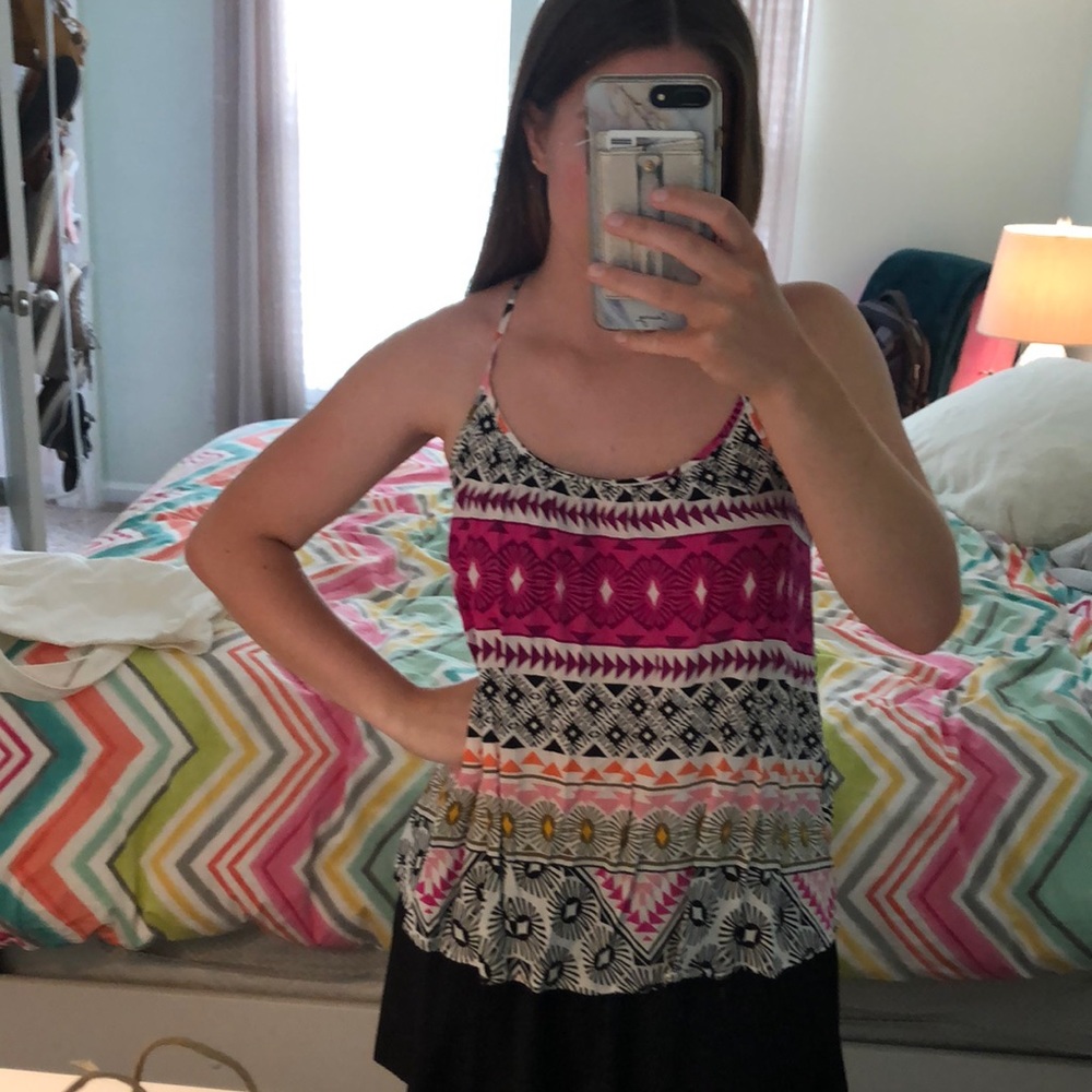 Aztec print tank!